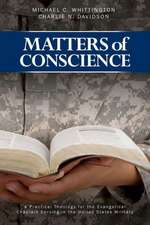 Matters of Conscience