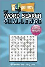 Go!games the Word Search Challenge: 188 Entertain Your Brain Puzzles