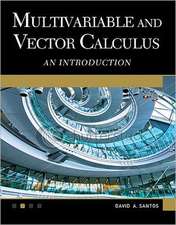 Multivariable and Vector Calculus