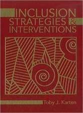 Inclusion Strategies & Interventions