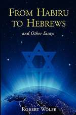 From Habiru to Hebrews and Other Essays