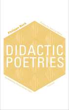 Didactic Poetries