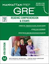 GRE Reading Comprehension & Essays