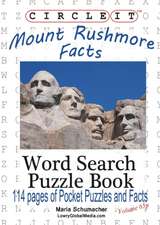 Circle It, Mount Rushmore Facts, Pocket Size, Word Search, Puzzle Book