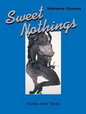 Sweet Nothings: Notes and Texts 1982-2014