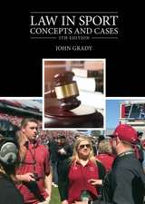 Law in Sport: Concepts and Cases