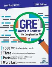 GRE Words In Context