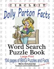 Circle It, Dolly Parton Facts, Word Search, Puzzle Book