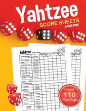 Yahtzee Score Sheets