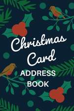 Christmas Card Address Book