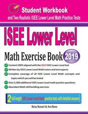 ISEE Lower Level Math Exercise Book