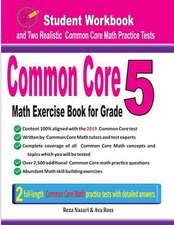 Common Core Math Exercise Book for Grade 5