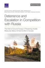 Deterrence and Escalation in Competition with Russia