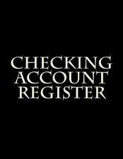 Checking Account Register