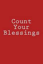 Count Your Blessings