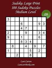 Sudoku Large Print - Medium Level - N9