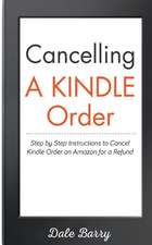 Cancelling a Kindle Order