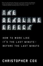 The Deadline Effect