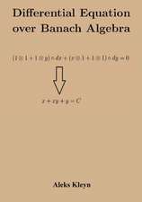 Differential Equation Over Banach Algebra