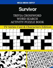 Survivor Trivia Crossword Word Search Activity Puzzle Book