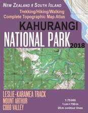 Kahurangi National Park Trekking/Hiking/Walking Complete Topographic Map Atlas Leslie-Karamea Track Mount Arthur New Zealand South Island 1