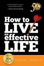 How to Live an Effective Life