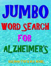 Jumbo Word Search for Alzheimer's