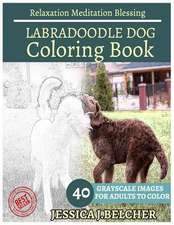 Labradoodle Dog Coloring Book for Adults Relaxation Meditation Blessing