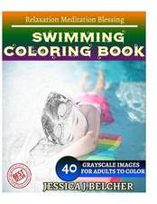 Swimming Coloring Book for Adults Relaxation Meditation Blessing