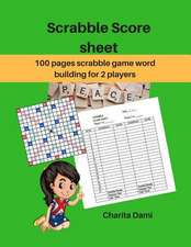 Scrabble Score Sheet