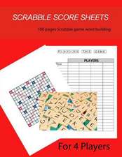 Scrabble Score Sheet