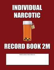 Individual Narcotic Record Book 2m