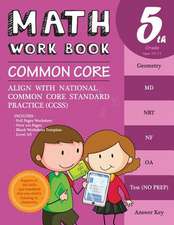 5th Grade Math Workbook Common Core Math