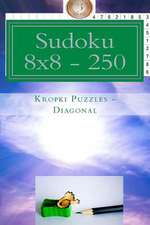 Sudoku 8 X 8 - 250 Kropki Puzzles - Diagonal