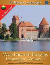 Parleremo Languages Word Search Puzzles Lithuanian - Volume 1