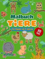 Malbuch Tiere AB 3 Jahren