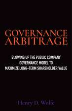 Governance Arbitrage