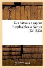 Des Bateaux À Vapeur Inexplosibles, À Nantes