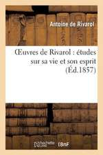 Oeuvres de Rivarol