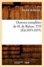 Oeuvres Completes de H. de Balzac. T19 (Ed.1853-1855)