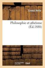 Philosophie Et Atheisme