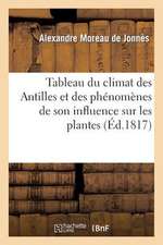 Tableau Du Climat Des Antilles Et Des Phenomenes de Son Influence Sur Les Plantes, Les Animaux