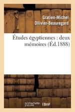 Etudes Egyptiennes