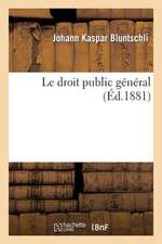 Le Droit Public General