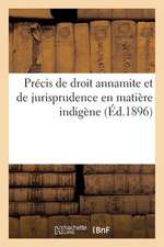 Precis de Droit Annamite Et de Jurisprudence En Matiere Indigene: Compte Rendu de Leurs Travaux