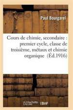 Cours de chimie, secondaire