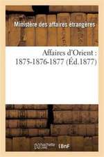 Affaires d'Orient