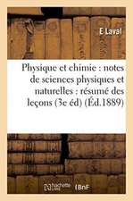 Physique et chimie