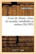 Cours de chimie