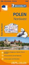 Michelin Regionalkarte Polen Nordwest 1 : 300 000